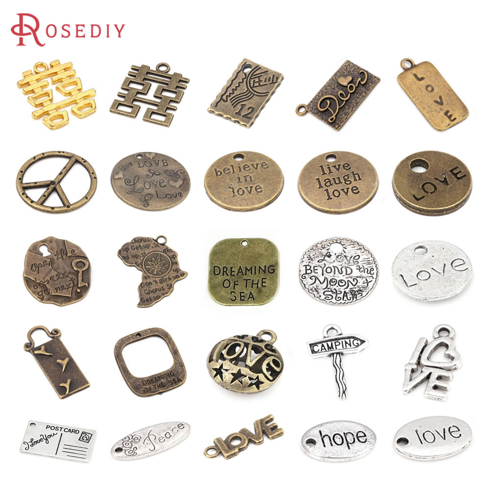 Vintage Collectibles For Sale - Vintage Style Zinc Alloy Words Love