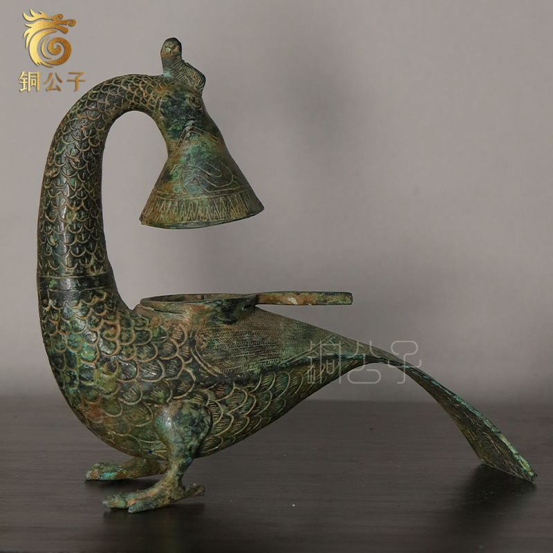 Long-Tailed Phoenix Bird Lamp  - Collectible Vintage Lamps recension och pris