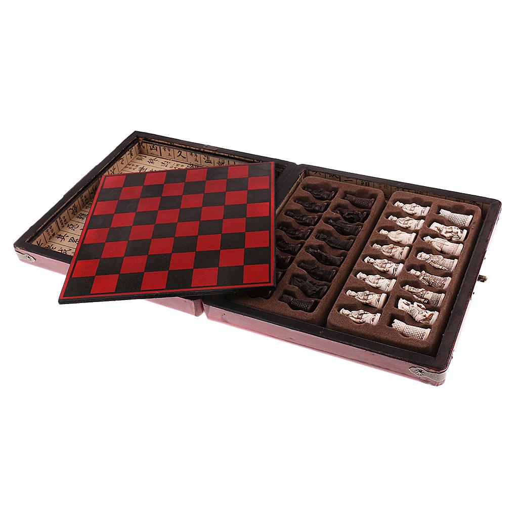 Chinese Chess Set Wooden Minia - Vintage Collection Playset recension och pris