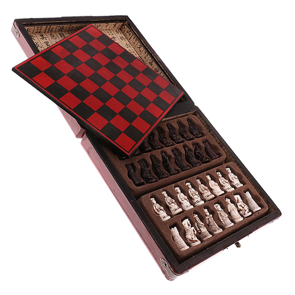 Chinese Chess Set Wooden Minia - Vintage Collection Playset recension och pris