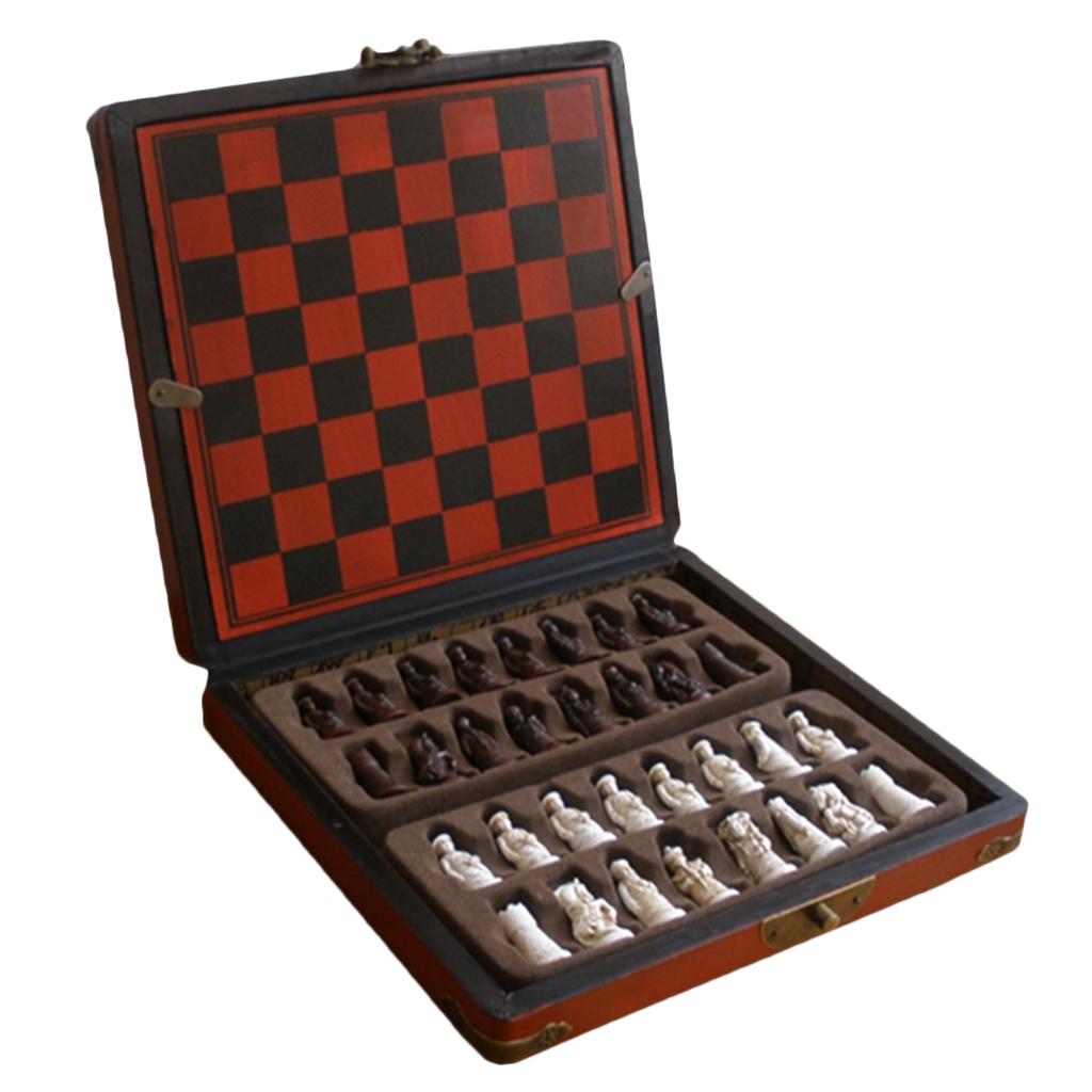 Chinese Chess Set Wooden Minia - Vintage Collection Playset recension och pris
