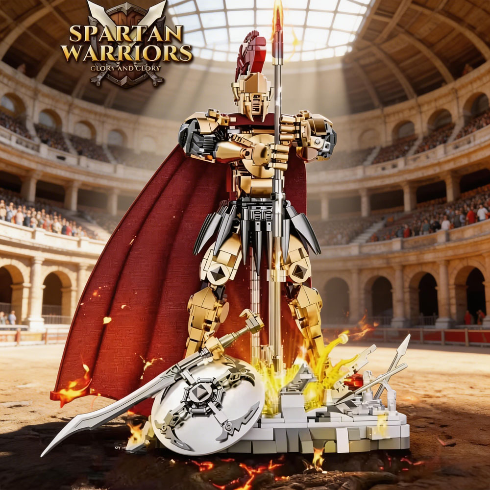 878pcs Warrior Fighter Buildin - Collectible & Vintage Dolls For Halloween recension och pris