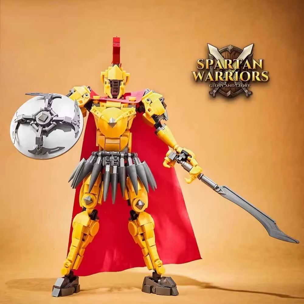 878pcs Warrior Fighter Buildin - Collectible & Vintage Dolls For Halloween recension och pris